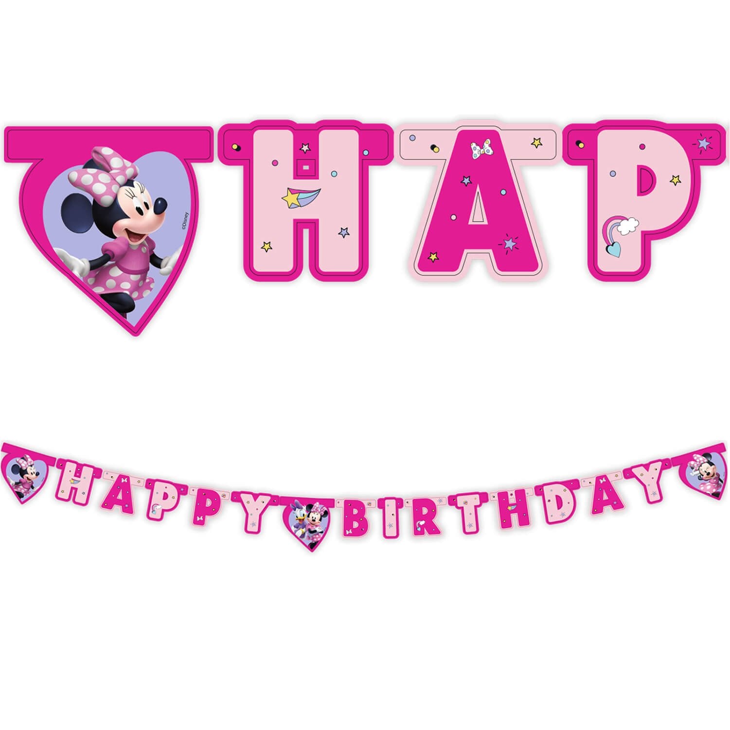 MINNIE JUNIOR H-BIRTHDAY BANNER