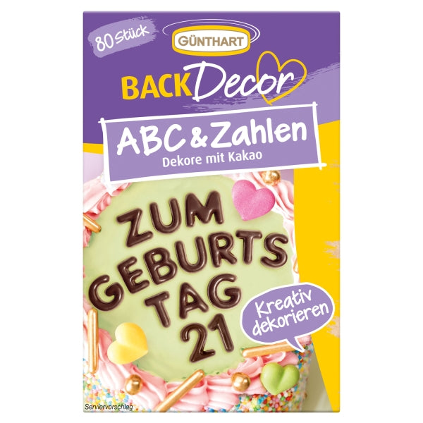 SCHOKO BUCHSTABEN & ZAHLEN