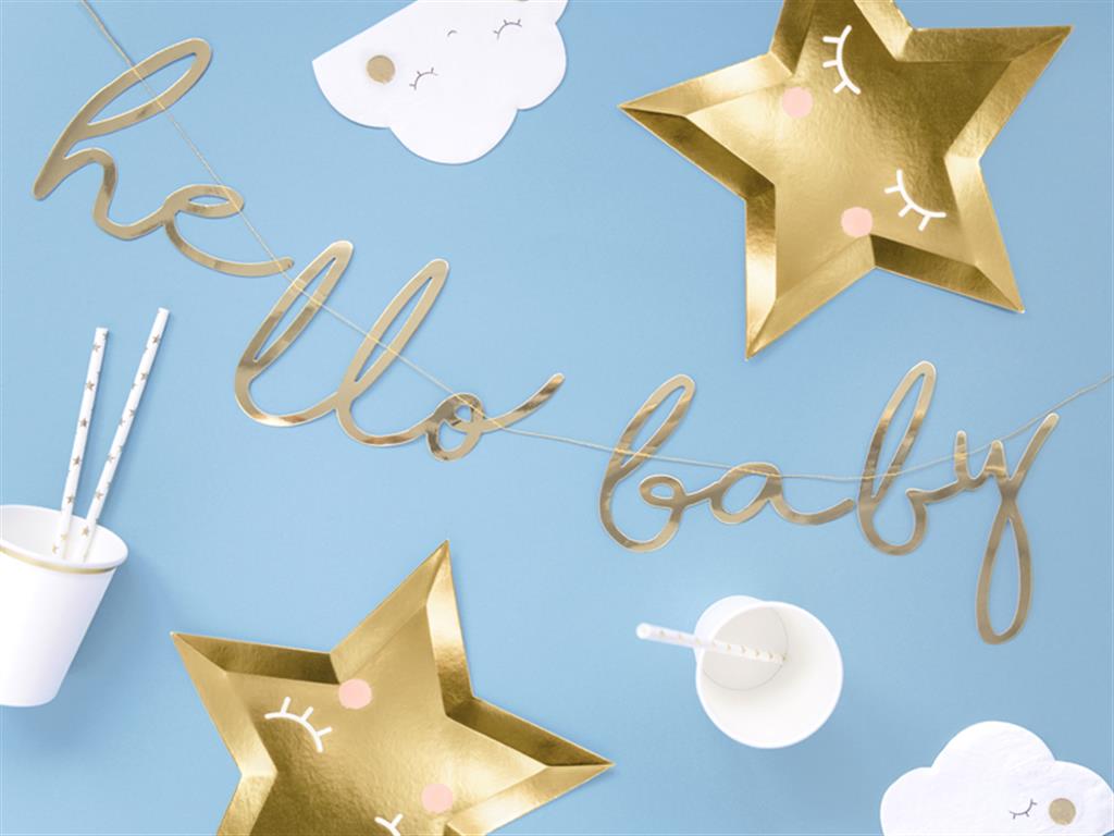 BANNER LITTLE STAR HELLO BABY