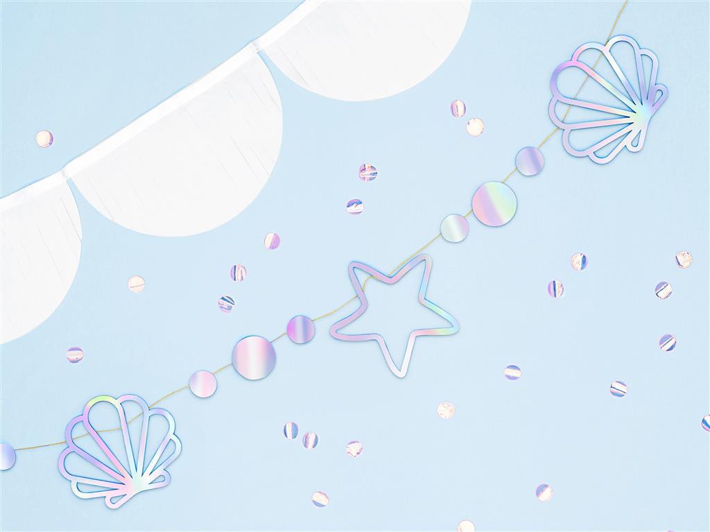 Girlande Mermaid iridescent
