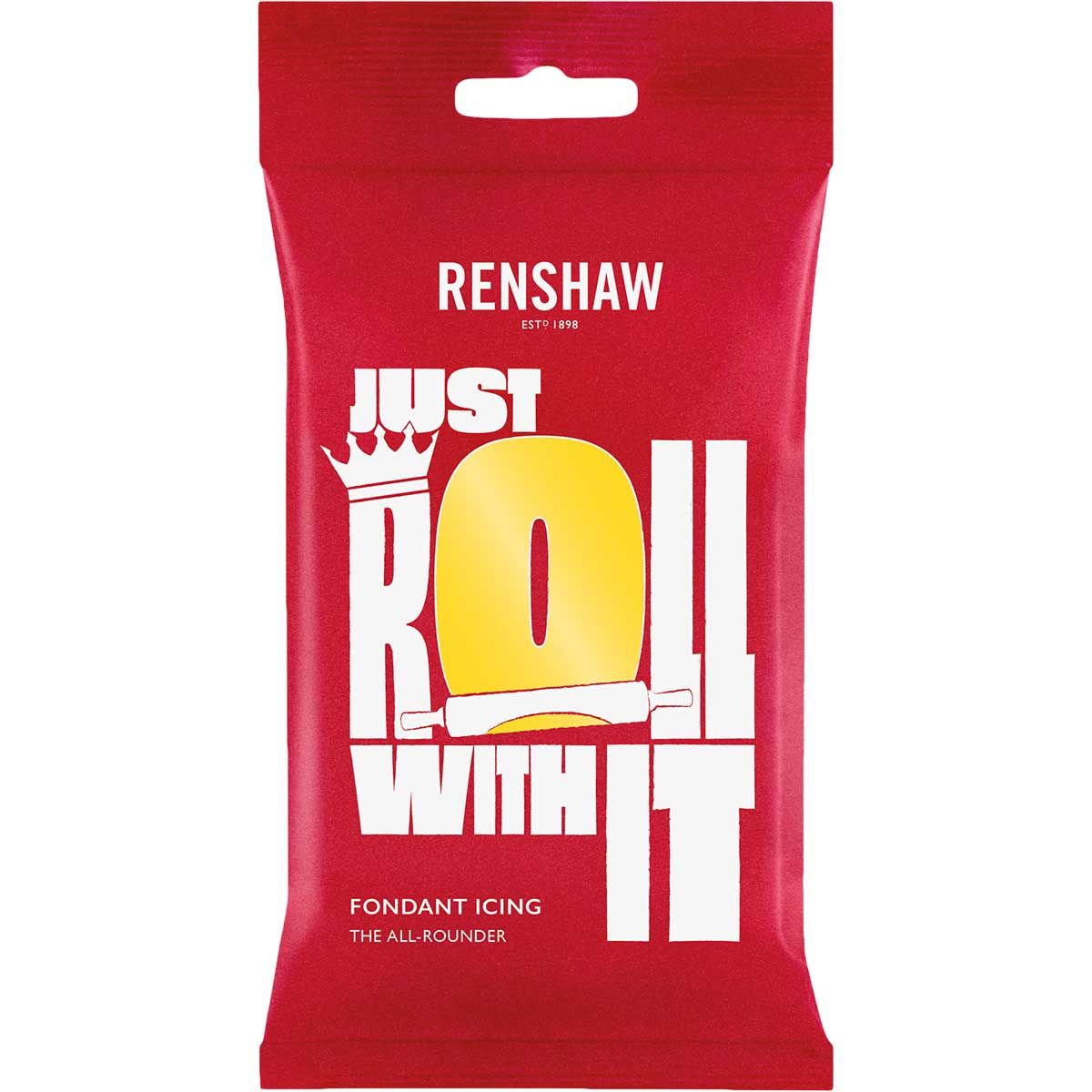 RENSHAW ROLLFONDANT PRO YELLOW 250G  02904