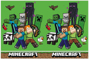 MINECRAFT TISCHDECKE PLASTIK 120 X 180 CM