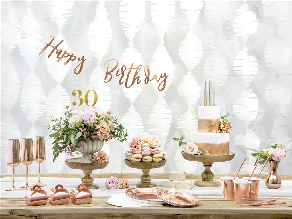 CAKE TOPPER ZAHLEN GOLD 25-26 CM