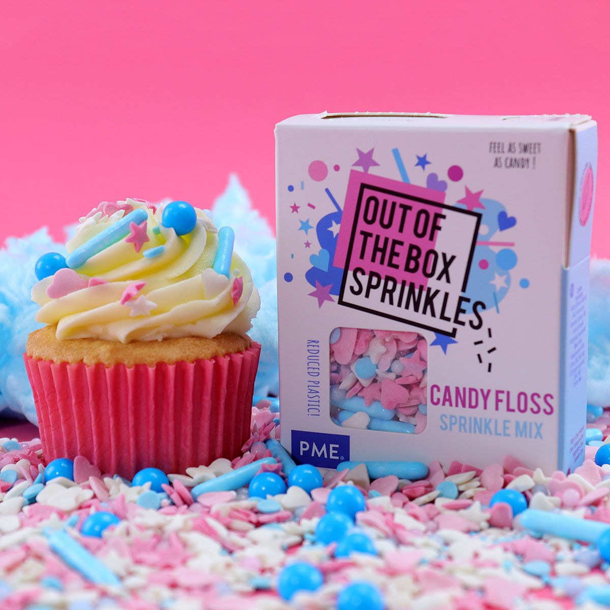 OUT THE BOX-SPRINKLE MIX CANDY FLOSS 60G