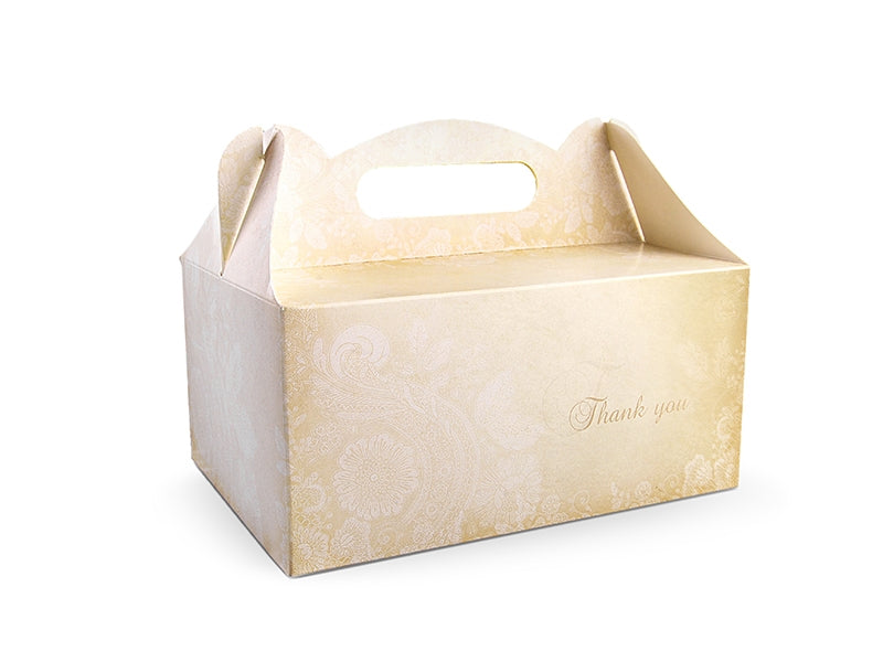 KUCHEN BOX 19X14X9 CM THANK YOU 10 STK.