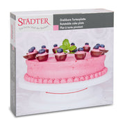 DREHBARE TORTENPLATTE