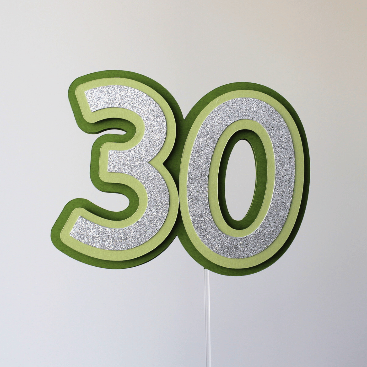 Cake Topper Zahl Geburtstag