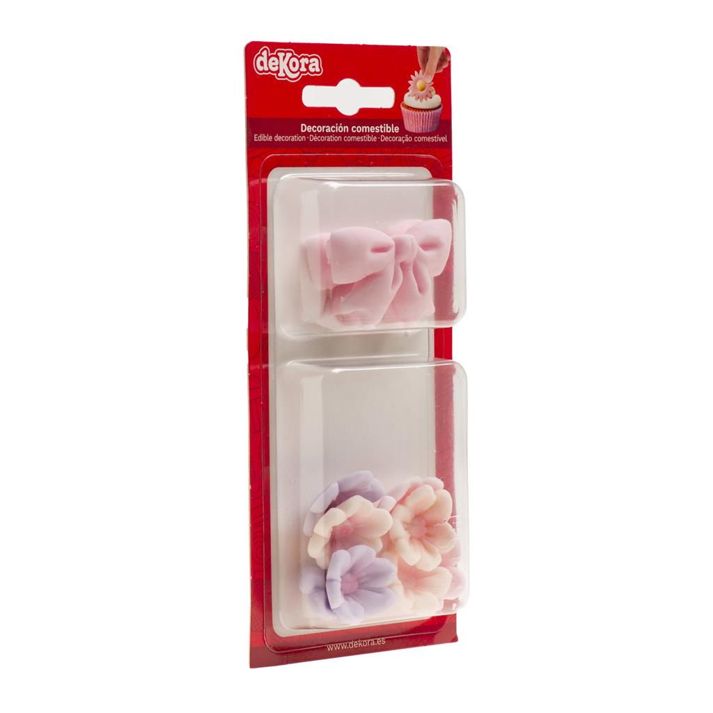 ZUCKERBLUMEN PINK MIT MASCHE