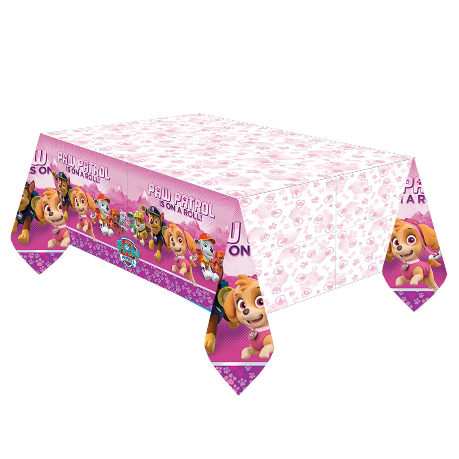 PAW PATROL PINK TISCHDECK