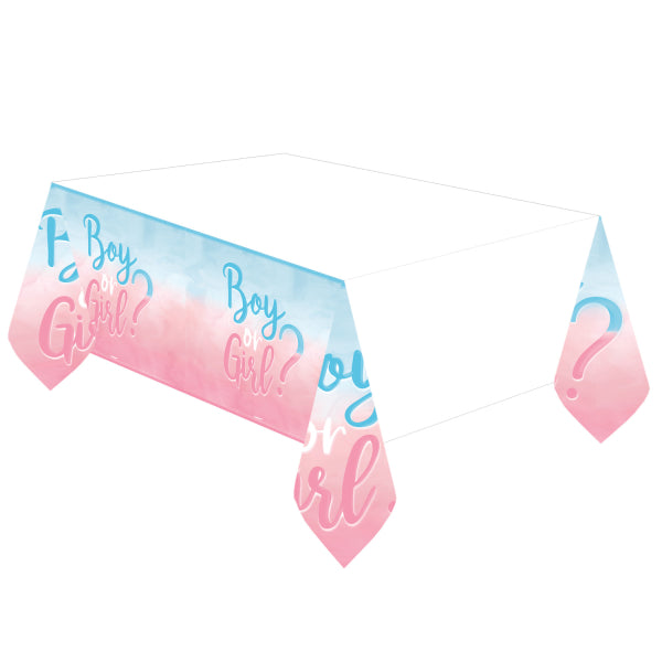 GENDER REVEAL TISCHDECKE 120 X 180 CM