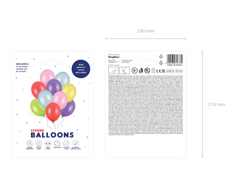 BALLONS METALLIC MIX