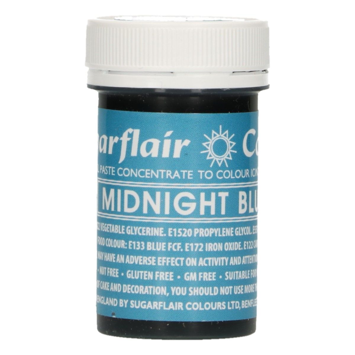 SUGARFLAIR PASTENFARBE MIDNIGHT BLUE