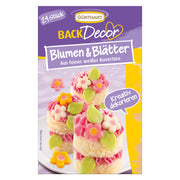 Schoko Blumen und Blätter