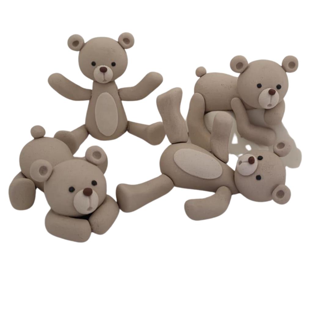 BÄRCHEN ZUCKERFIGUREN 4 ER SET