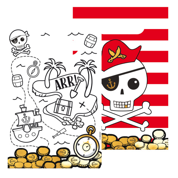 PIRATES MAP PARTY BAGS/8