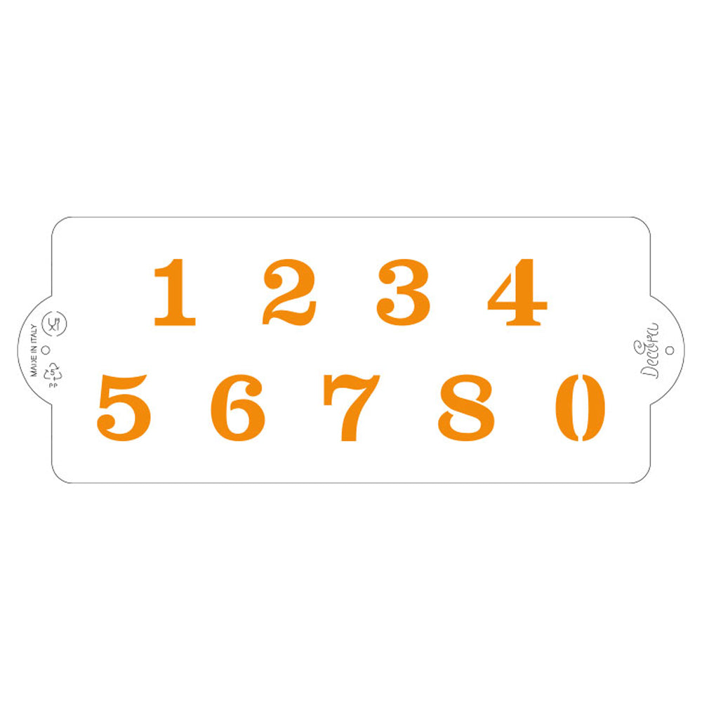 Stencil Numbers