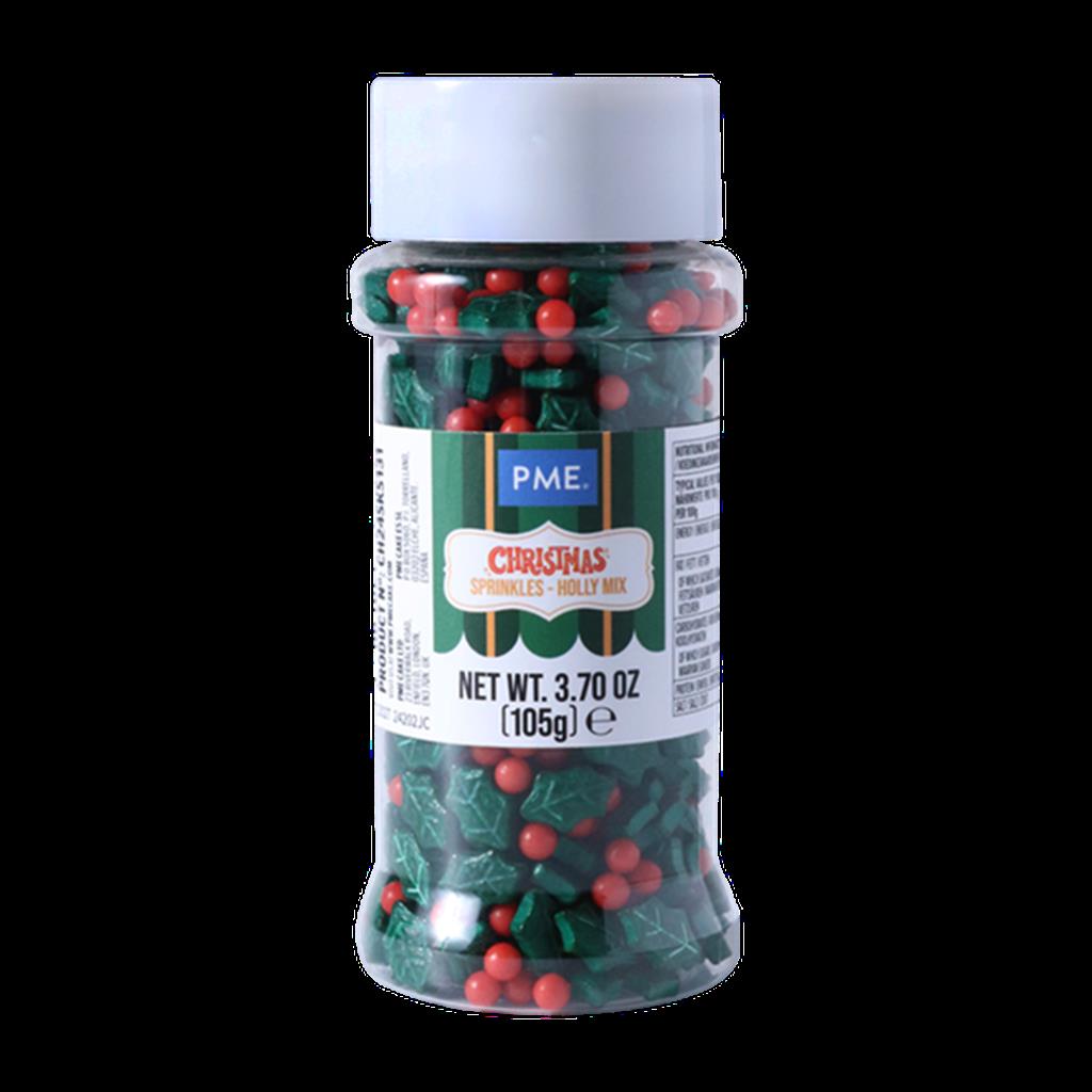 CHRISTMAS SPRINKLE MIX HOLLY MIX 105 G