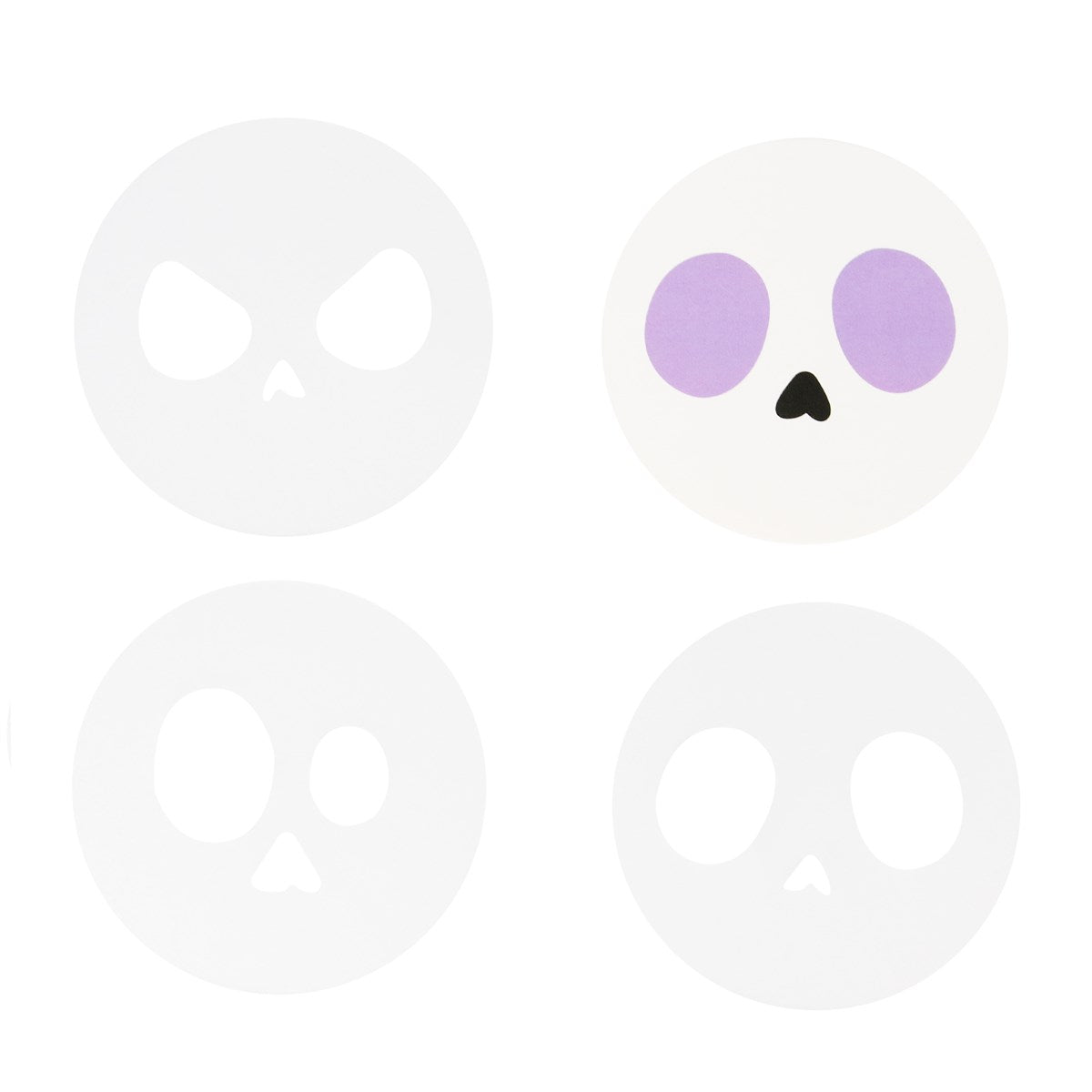 HALLOWEEN AUSSTECHER MIT STENCIL - TOTENKOPF