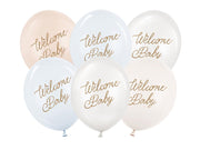 WELCOME BABY BALLON BLAU MIX