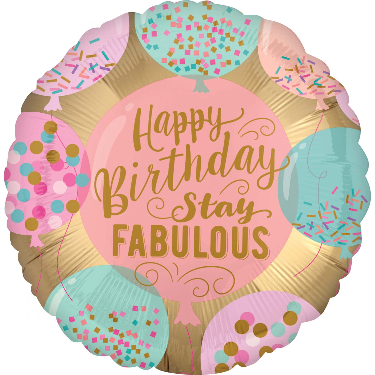 STAY FABOLOUS H B-DAY FOLIENBALLON 43 CM