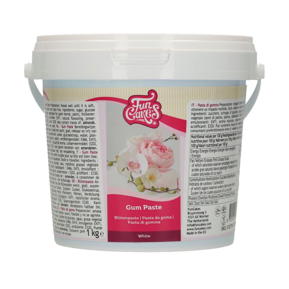 FUNCAKES GUM-PASTE 1 KG