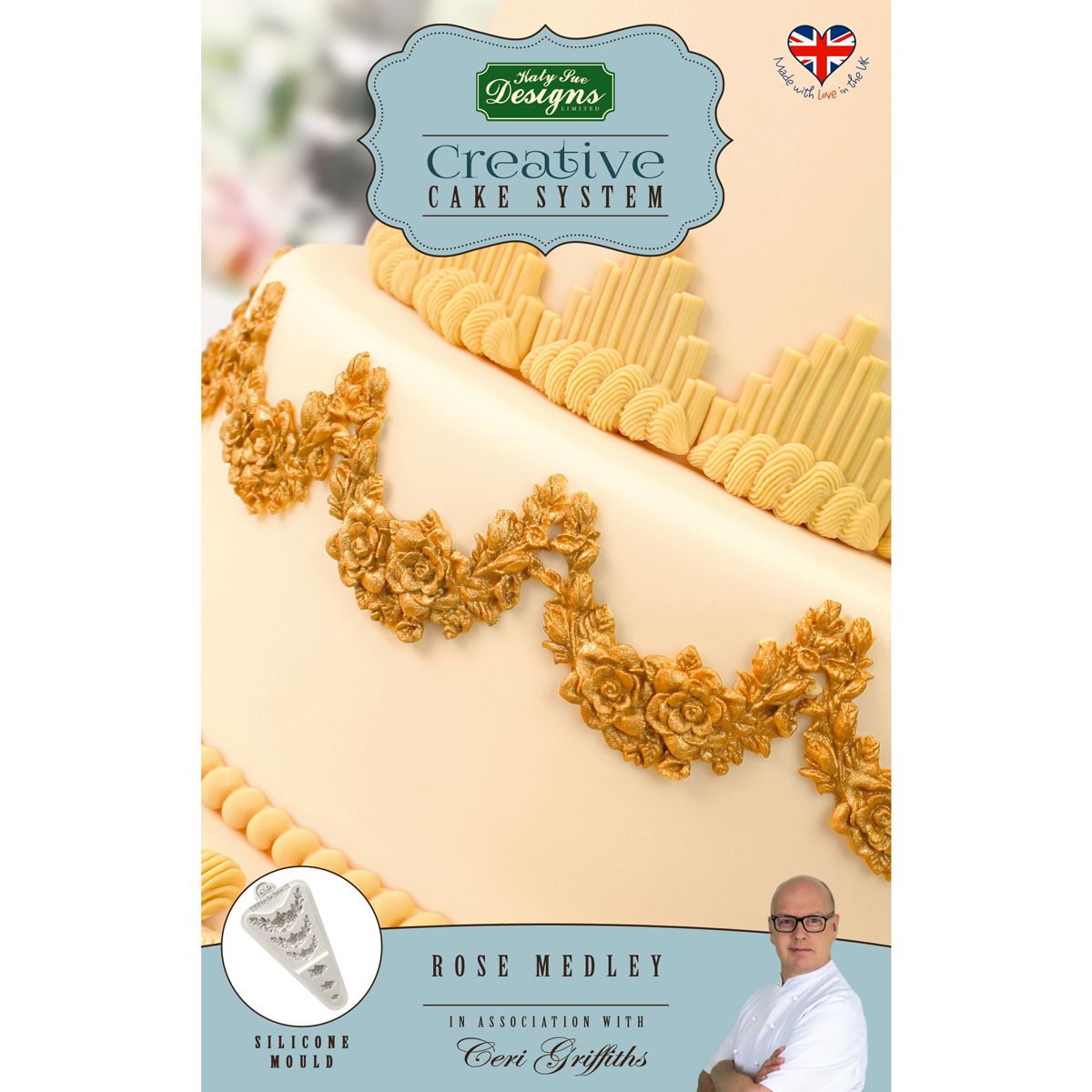 KS SILICON MOULD ROSE MEDLEY