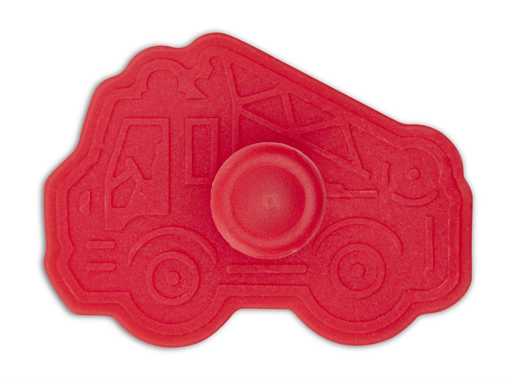 AUSSTECHFORM MIT AUSWERFER FEUERWEHRAUTO