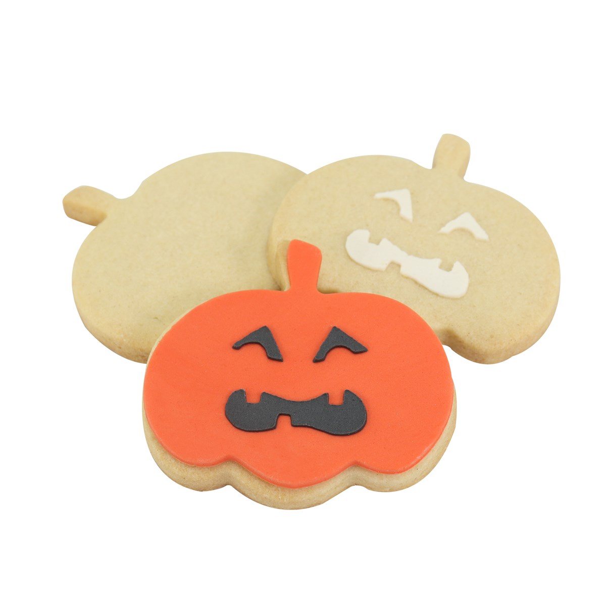 HALLOWEEN AUSSTECHER MIT STENCIL - KÜRBIS