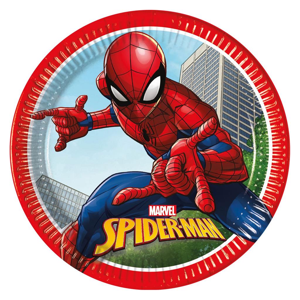 SPIDERMAN CRIME FIGHTER PAPPTELLER 23 CM/8