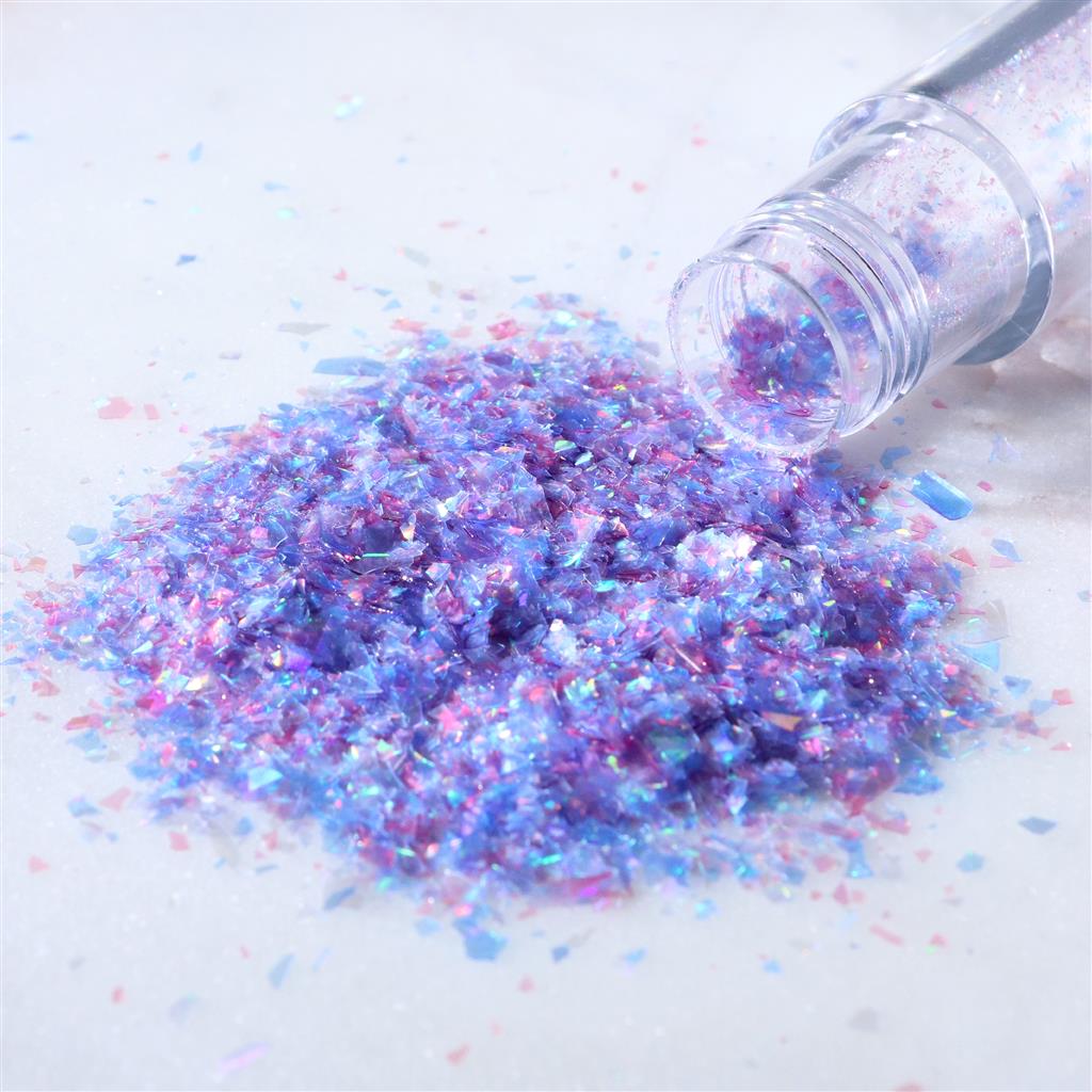 ESSBARE IRISIERENDE GLITTERFLOCKEN UNICORN