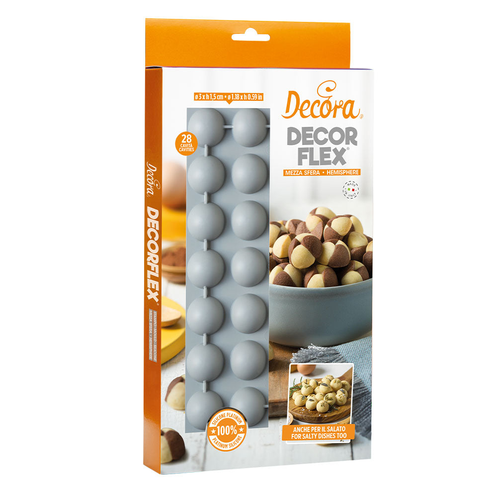 SILIKONBACKFORM HALBKUGEL30 X 15