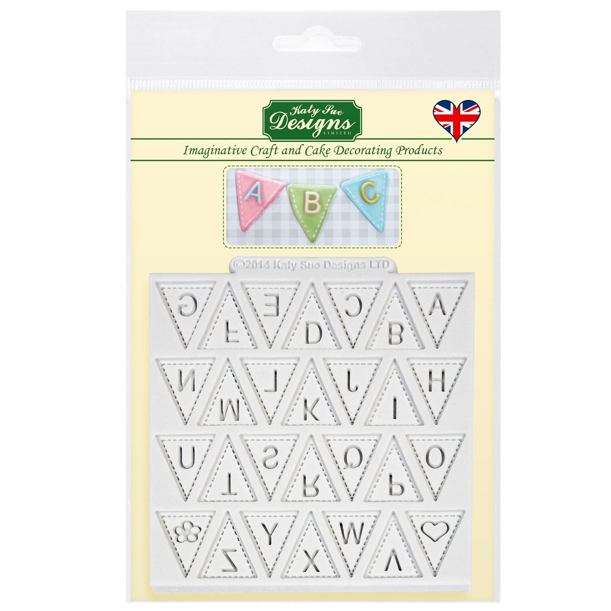 KS SILICON MOULD BUNTING ALPHABET