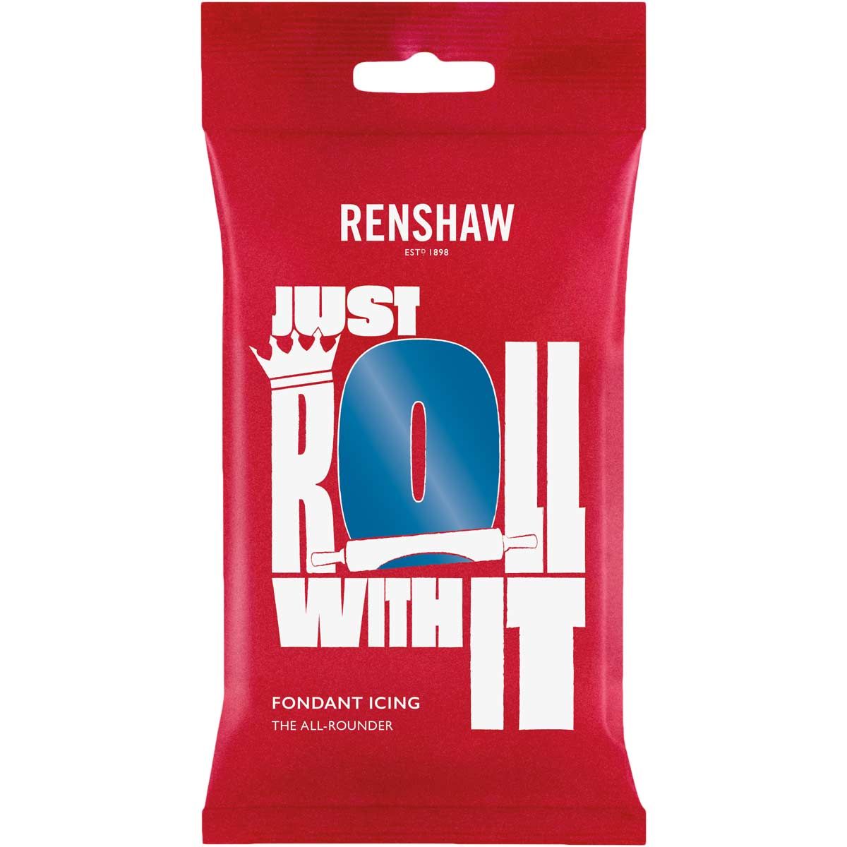 rollfondant aufbewahren Renshaw Rollfondant Pro Atlantic Blue 250 g – Tortenwelt.at
