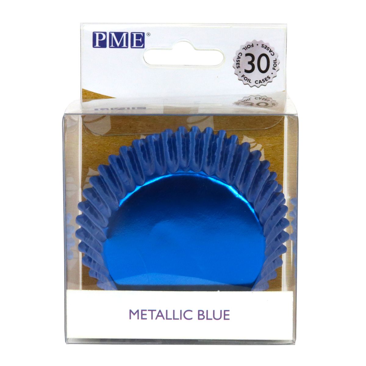 PME MUFFIN FÖRMCHEN METALLIC BLAU