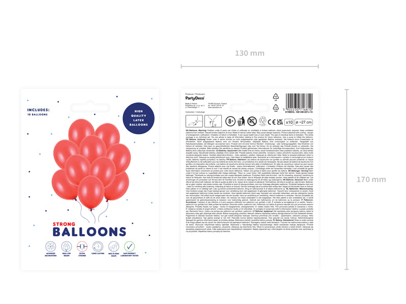 BALLONS METALLIC POPPYRED