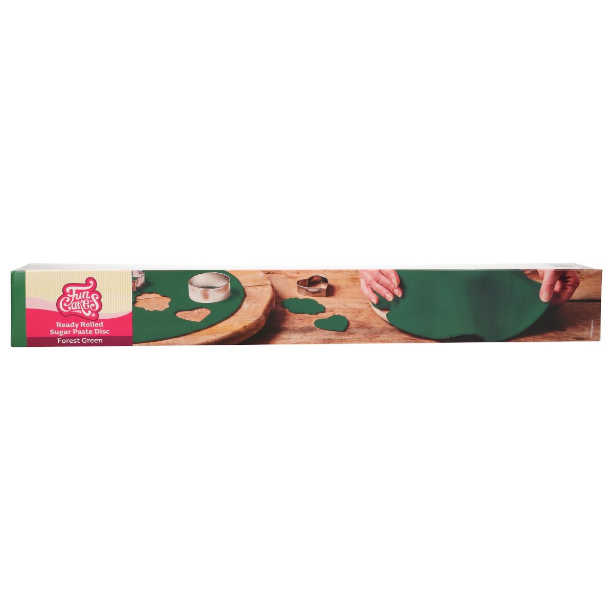 FC AUSGEROLLTES FONDANT FOREST GREEN