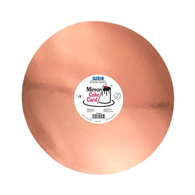 MIRROR CAKE CARD 30 CM ROSEGOLD/3