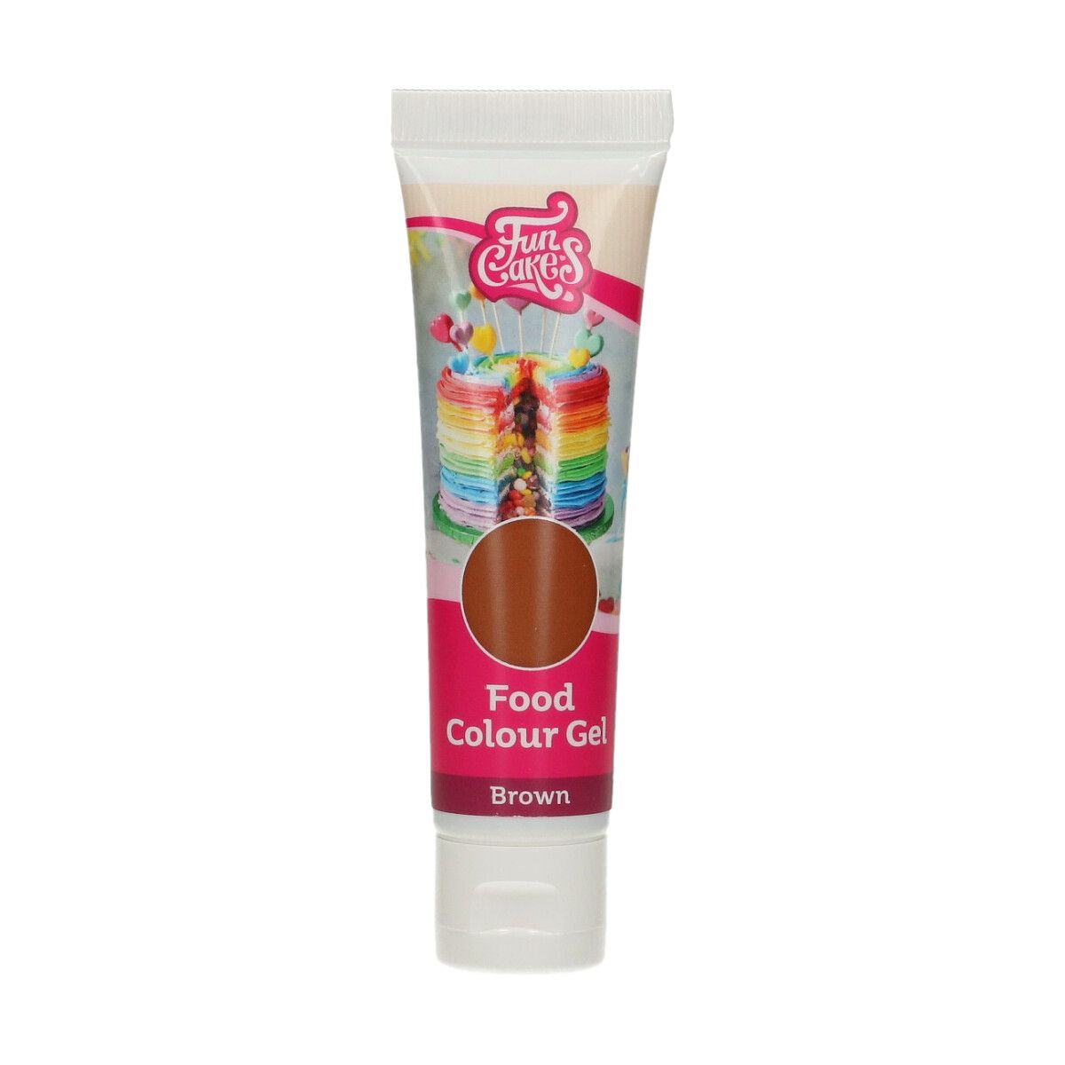FUNCOLOURS GEL BROWN 30 G