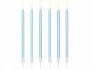 KERZEN LIGHT BLUE 14 CM