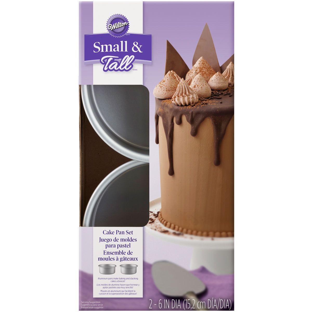 WILTON BACKFORM 2105-5636SMALL & TALL LAYER SET