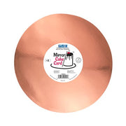 MIRROR CAKE CARD 25 CM ROSEGOLD/3
