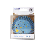PME MUFFIN FÖRMCHEN BLUE/GOLD FLECKS