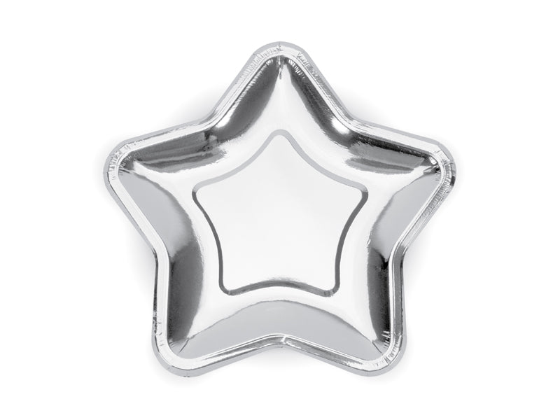 PLATES STAR SILBER