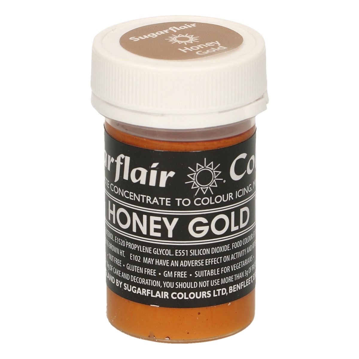 SUGARFLAIR PASTENFARBE PASTEL - HONEY GOLD