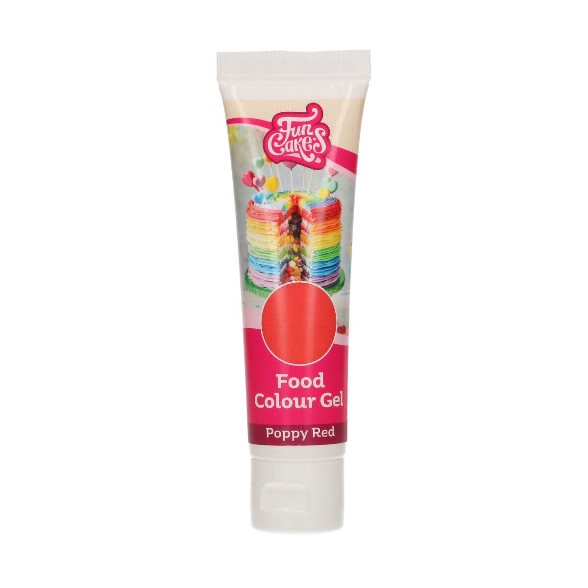 FUNCOLOURS GEL POPPY RED
