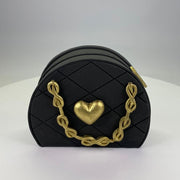 TASCHE SCHWARZ/GOLD