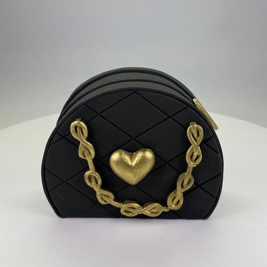 TASCHE SCHWARZ/GOLD