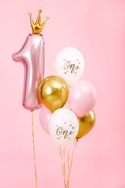 BALLONS ONE PINK GOLD