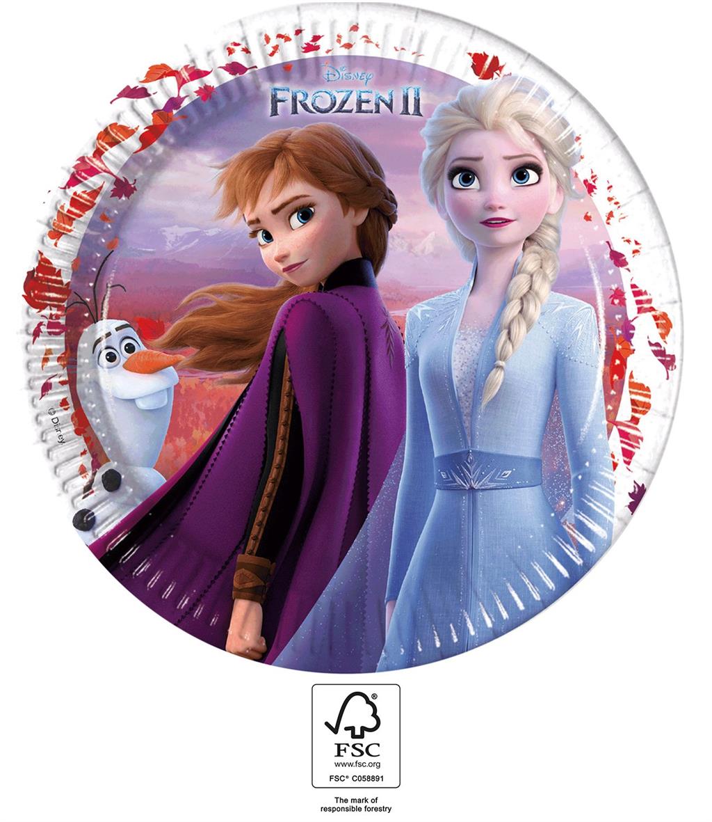 FROZEN 2 PAPPTELLER 23 CM