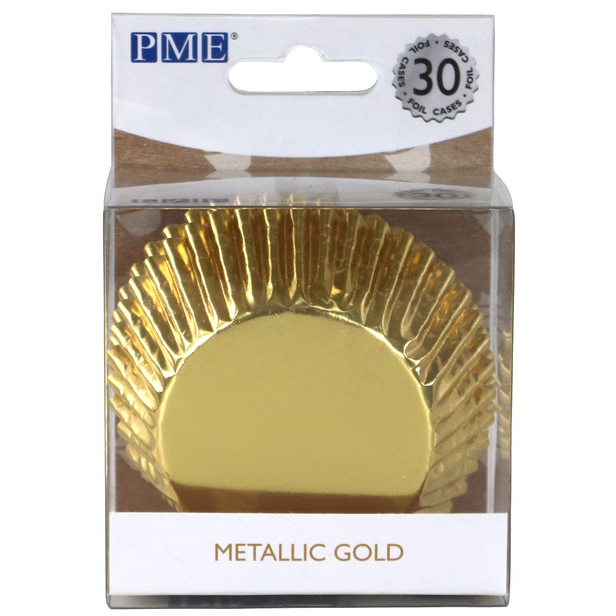 PME MUFFIN FÖRMCHEN METALLIC GOLD